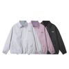 North Boundary Marca de Tendencia Estilo Americano para Hombre Otoño 2025 Nuevo Sencillo Chaqueta de Trabajo Bordada Moderna Suelta para Hombre