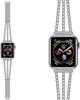 Adequado para apple ultra watch corrente de metal pulseira de diamante apple watch Series totalmente diamante strass cinto de aço