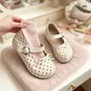Estilo Mary Jane, diseño de lunares, transpirables, flexibles, punta poco profunda, zapatos de mujer para uso diario para primavera y verano, adecuados para ir al trabajo y a la escuela, con una parte superior suave y deformable