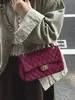 Bolso de Cadena Rombo Transfronterizo Bolso Cuadrado Pequeño Retro Escarchado para Mujer 2025 Nuevo Gran Capacidad Bolso de Hombro al por Mayor Bolso Cruzado