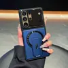 Compatible con funda de teléfono con soporte magnético Samsung S26plus, protector de lente anticaídas S25ultra, funda protectora de cobertura total A57