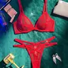 Venda Quente Nova Lingerie Sexy para Mulheres com Pouco Seio Sutiã Transparente Conjunto de Renda com Tiras Venda Quente Transfronteiriça Nova Comércio Exterior