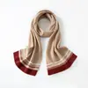 Bufanda de Lana 100% Pura de Alta Gama para Mujer Invierno 2026 Nuevo Estilo Estilo Coreano Atmósfera Calentador de Cuello de Punto Cálido