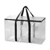 Bolsas de almacenamiento plegables impermeables de gran capacidad personalizadas para mudanzas transfronterizas, adecuadas para edredones y ropa, bolsas de embalaje hechas de material tejido de PP