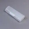 Estuche de Plástico para Gafas Esmeriladas Nuevo del Fabricante Estuche Transparente Estuche para Gafas de Lectura Simple Transfronterizo Color Sólido Caja de Almacenamiento Portátil