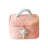 Bolsa de almacenamiento de cosméticos personalizada, bolsa de maquillaje portátil de pana para viaje, bolsa de almacenamiento de artículos de tocador de gran capacidad con compartimentos para viaje de negocios