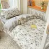 2026 Nuevo Modelo Clase A Algodón Puro Estilo Fresco Juego de Tres Piezas para Estudiantes, Juego de Seis Piezas para Cama Individual de Dormitorio