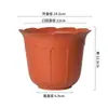 Vasos de Flores de Plástico Estilo Pastoral Retrô Imitação de Cerâmica Vasos de Flores de Plástico para Flores e Plantas Verdes Plantio de Phalaenopsis Pinheiro Verde Vasos de Flores para Plantas Verdes