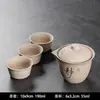 Pequeno Conjunto de Chá Kung Fu para Uso Doméstico, Pequeno Conjunto Completo de Bule, Xícara de Chá, Tigela, Pequena Bandeja de Chá, Mesa de Chá Simples