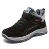 Zapatos de algodón invierno más terciopelo engrosado estilo pareja botas de algodón transfronterizo TEMU talla grande cálido protección contra el frío velcro botas de nieve