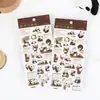 Tipetoys Estilo Chino Guka Serie Universo Chino Edición Panda Paquete de Pegatinas Doradas Tesoro Nacional Chino Lindo