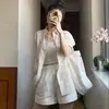 Shorts de Algodão Lavado Finos de Verão Feminino 2026 Corte A Cintura Elástica Design Solto Emagrecimento Casual Versátil