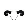 Acessórios de Cabelo de Halloween Tecido Feminino Estilo Escuro Aro de Cabelo Personalizado Grampo de Cabelo Engraçado para Festa Adereços Tiara Fofa de Abóbora