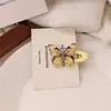 Novo Presilha de Cabelo de Borboleta de Simulação Fofa Alto Valor de Cor Versátil para Menina Presilha Lateral Presilha de Bico de Pato Franja Cabelo Quebrado Presilha para Cabelo Acessórios de Cabelo