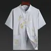 Traje Tang Estilo Chino para Personas de Mediana Edad y Mayores, Hanfu para Papá, Traje Retro de Manga Larga para Primavera y Verano, Atuendo para Abuelo, Traje de Tai Chi para Ejercicio Matutino