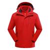 Ropa de Pesca de Invierno para Exterior Impermeable Transpirable Cálida Chaqueta Forro de Plumón Traje de Montañismo de Dos Piezas para Hombre y Mujer Tres en Uno