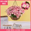 Plantas Artificiais Pendentes Decoração de Parede Lírio Pequeno Cesta de Flores Flores Artificiais Margarida Pequena Galho de Flor Glória da Manhã Decoração de Casa