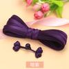 Hengmeihe Botón de Plato Cheongsam Botón Tradicional Hecho a Mano Hierba de Dos Hojas Traje Tang Accesorios Decorativos Chinos Accesorios de Ropa