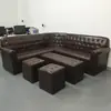 Estilo industrial bar Qingba música barbacoa tienda de té con leche tarjetero KTV sofá tema hotel tarjetero mesa de centro combinación