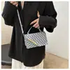 Bolsos Textura Simple Moda Elegante Ropa de Trabajo 2024 Nuevo Estilo Casual Bolso Bandolera Bolso Cruzado Pequeño Cuadrado para Mujeres