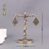 Latão Sinal do Zodíaco Vintage Criativo Modelo Miniatura Brinquedo Presente Artesanato de Mesa Pet de Chá Ornamento Souvenir