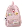 Mochila de alta apariencia para estudiantes de secundaria femeninas, mochila de gran capacidad estilo coreano con temática de bosque, mochila moderna y ligera para estudiantes de secundaria y primaria