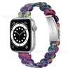 Adequado para Apple Iwatch1 Pulseira de Relógio Inteligente Ultra2 Cintura Pequena Resina Oval Pulseira Apple Watch