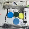 Cepillo Eléctrico de Limpieza Inalámbrico Modelo Nuevo Transfronterizo para Uso Doméstico, Cepillo de Limpieza Telescópico de Mango Largo, No Necesita Agacharse, Fregona Giratoria Automática