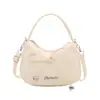 Bolso Bandolera para Mujer 2026 Verano Nueva Moda Lazo Bolso Dumpling Estilo Coreano Nicho Bolso de Mano Simple Bolso de Hombro