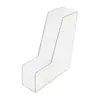 Estante de Armazenamento de Arquivos Transparente para Desktop Transfronteiriça Estante de Livros Estante Fixa para Armazenamento de Livros de Mesa Estante Vertical de Escritório