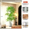 2026 Planta Verde Artificial Nandina Planta em Vaso Alto Padrão Luxo Leve Decorativa para Chão de Sala de Estar Flor Árvore Artificial Grande