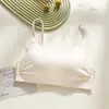 [Youpin Duowei] Ropa interior nueva simple anti-caída para pechos pequeños, sujetador con aros ajustables, top de tubo sexy