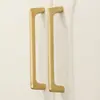 Manija de Puerta de Gabinete de Latón Minimalista Moderna Manija de Cajón de Armario de Agujero Único Manija de Gabinete de Lujo Ligero Francés