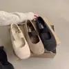 Sapatos Femininos Plus Size 41 a 43 Outono e Inverno Novos Sapatos para Mulheres Primavera e Outono Solado Macio Confortáveis Mary Jane Sapatos Single Franceses para Mulheres
