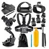 Acessórios para câmera de ação gopro Bozhong kit 12 em 1 formiguinha cão da montanha hero10 9 acessórios para fotografia ao ar livre