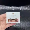 Brincos de Urso Amorosos para Outono e Inverno para Mulheres, Fofos e Doces, Versáteis, Galvanoplastia Ecológica, Atacado de Acessórios Yiwu