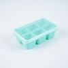 Verão Bandeja de Gelo 6 Compartimentos Fundo Macio Liberação Fácil Cozinha Caseiro Molde de Cubo de Gelo Fundo de Silicone Conjunto de 3 Peças Fabricante Congelamento Rápido