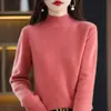 Venta al por mayor transfronteriza de suéteres de punto de manga larga para mujer nuevos de otoño e invierno, tops tipo pullover de talla grande, artículo popular de exportación