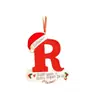 Navidad Transfronteriza Creativa Sombrero de Navidad Decoraciones con Letras en Inglés Bendición de Árbol de Navidad Decoración del Hogar Regalos