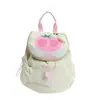 Mochila de Verano Transfronteriza Color Contraste Dopamina Bolso de Mujer para Viajar Ligero al Aire Libre Mochila de Dibujos Animados para Niña Mochila Escolar Linda