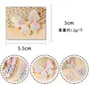 Tela de Mariposa con Brillo Láser Gretel con Materiales para Accesorios de Cabello Hechos a Mano DIY, Pinzas para el Cabello, Accesorios de Decoración para Zapatos y Sombreros, Parches