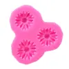Molde de silicone de crisântemo Zou Ju para decoração de bolos de açúcar e chocolate, ferramentas de panificação