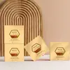 Sabonete Cristal de Própolis Pura Sabonete com Óleo Essencial de Mel Sabonete Artesanal Transfronteiriço Removedor de Maquiagem Sabonete Removedor de Ácaros Presente de Conferência Sabonete Nutritivo