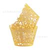 Patrón Europeo Corte Láser Embalaje para Hornear Ramo de Flores Borde de Cupcake DIY Pastel Muffin Vaso