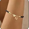 Pulseira Coração para Mulheres da Amazon Fashion Transfronteiriça, Estilo Tendência de Celebridade da Internet, Adequada para Street Wear, Combinada com Pingentes de 26 Letras