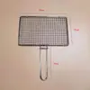 Clipes de Aço Inoxidável de Grau Alimentício Resistentes para Churrasco Clipes Domésticos para Peixe Grelhado na Churrasqueira Clipes para Grelha de Legumes Grelhados Novo Produto
