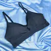 Nueva camisola sexy strapless para mujer fruncida hueca hermoso soporte de espalda capa base deportiva color sólido top sin mangas ropa interior banda de sujetador bandeau