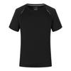 Absorbente de Humedad y Desodorante Ión de Plata Color Puro Cuello Redondo Manga Corta Logotipo Estampado Camiseta para Correr Deportes al Aire Libre Venta Directa de Fábrica