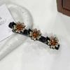 Acessórios de Cabelo para Comércio Exterior da Amazon Presilha Topo de Cabelo Flor de Diamante para Mulheres Presilha Colorida de Bico de Pato Borboleta Camada Dupla Gadget Prático para Cabelos Quebrados