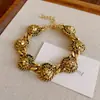 Anillos, Pulseras, Pendientes, Collares, Accesorios de Acrílico con Incrustaciones de Diamantes Ovalados Transfronterizos Europeos y Americanos, Cadenas para Clavícula de Mujer, Adornos Versátiles para el Cuello
